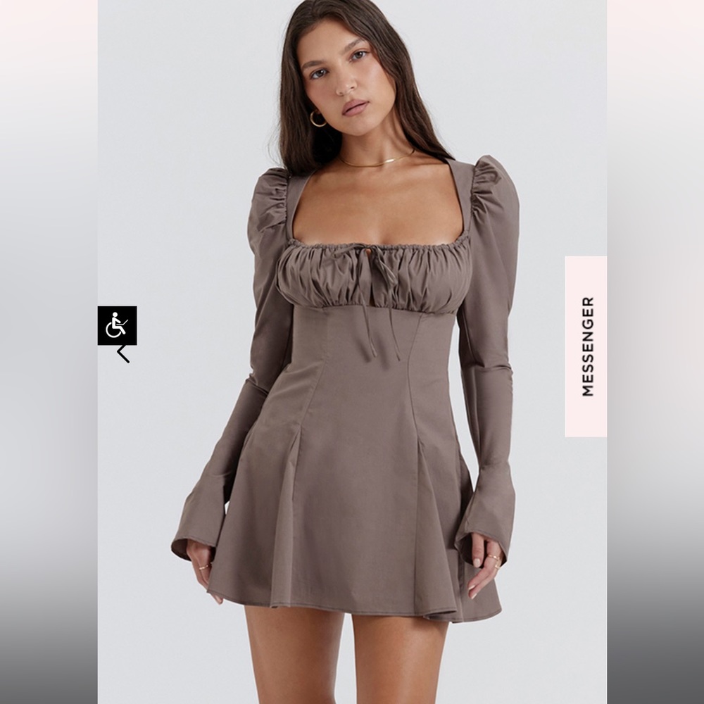 House of cb mocha mini dress - Picture 3 of 8